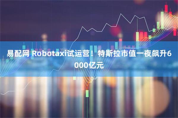易配网 Robotaxi试运营！特斯拉市值一夜飙升6000亿元